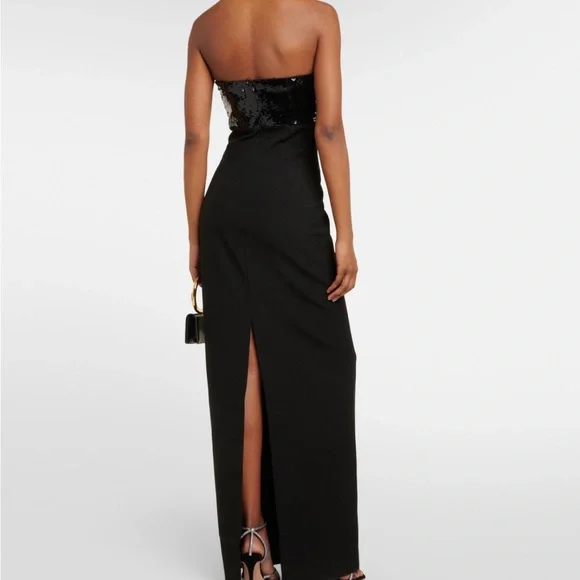 ROLAND MOURET Strapless gown size US6 - Picture 4 of 6